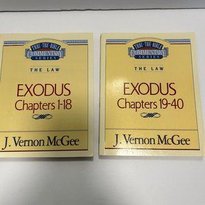 J. Vernon McGee's Thru The Bible Commentary Series. Exodus Chapters 1-40 Total